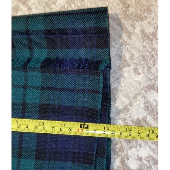 Lochcarron Black Watch Tartan Wool Mini Kilt Skirt 32" Scotland Pleated - Picture 11 of 11